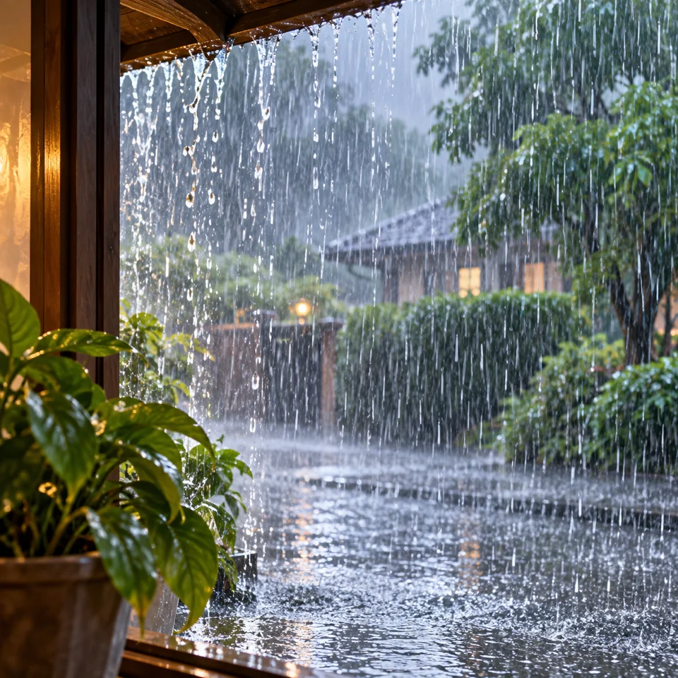 raining